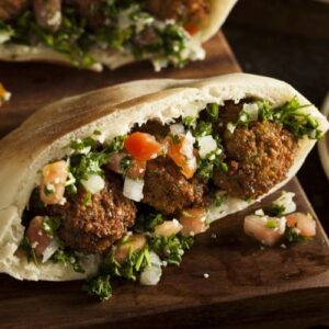 Homemade Falafel Sandwich