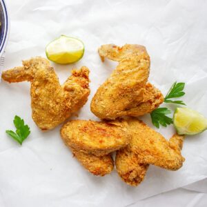 Crispy chicken wings