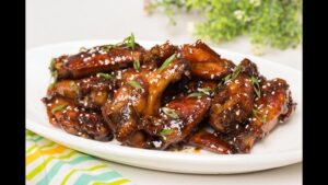 BBQ chicken wings With Sesame
